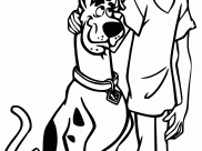 Desenhos de Scooby Doo para colorir