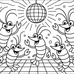 Páginas de Sea creatures para colorir e imprimir para crianças