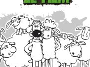 Páginas de Shaun as ovelhas para colorir e imprimir para crianças