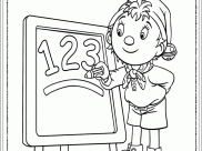 Páginas de Noddy para colorir e imprimir para crianças