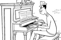 Páginas de Soul para colorir e imprimir para crianças