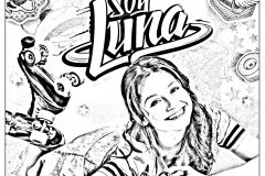 Desenhos de Soy Luna para colorir