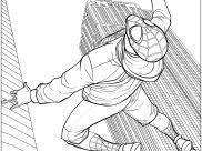 Páginas de Spider-Man: No Universo Aranha para colorir e imprimir para crianças