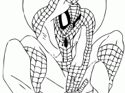Desenhos de Spiderman para colorir