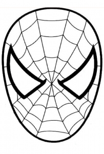 Imagem do Homem Aranha para descarregar e colorir