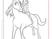 Páginas de Spirit para colorir e imprimir para crianças