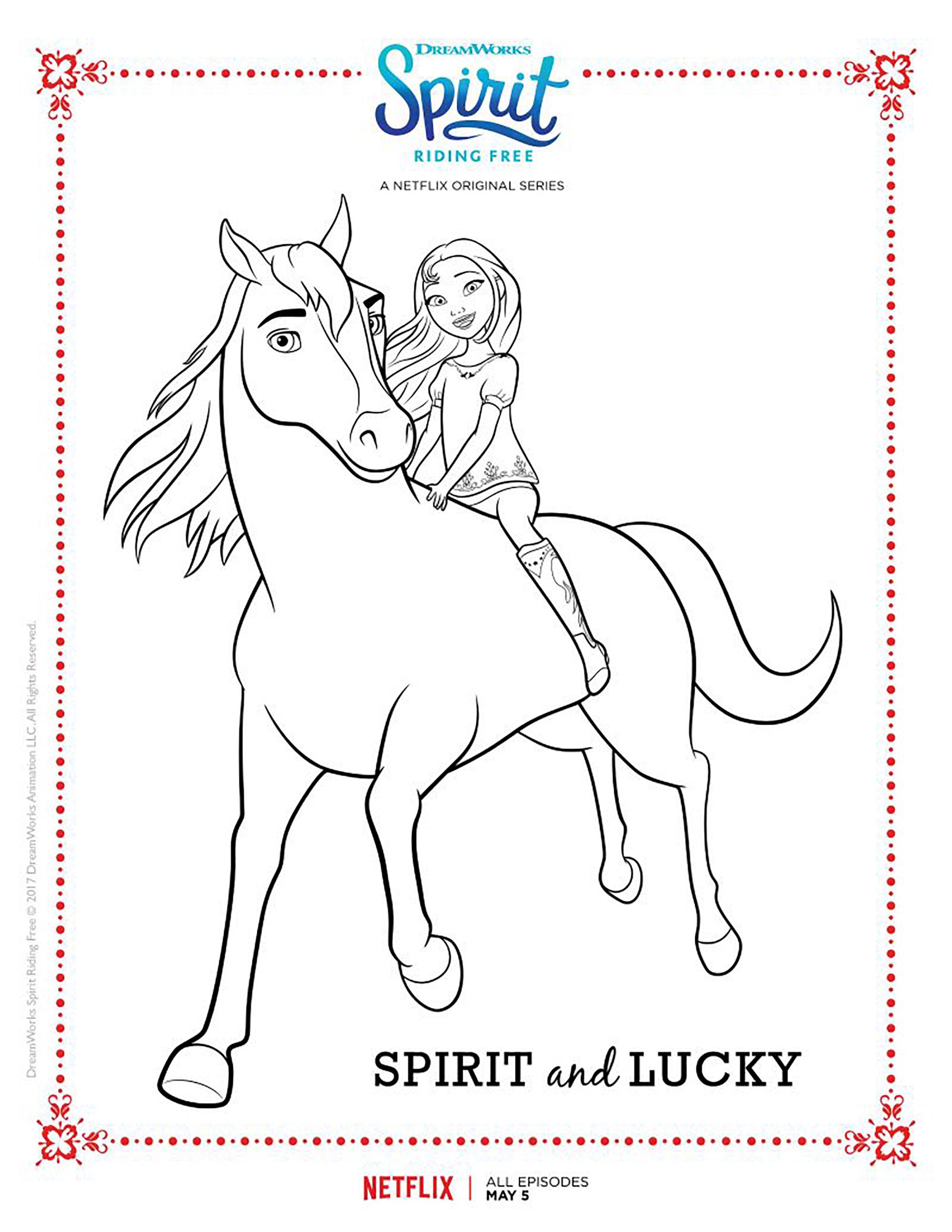 Desenhos para colorir Free Spirit para imprimir - Spirit - Just Color  Crianças : Páginas para colorir para crianças