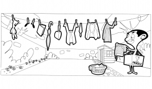 Páginas de Sr. Bean para colorir e imprimir para crianças