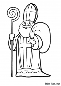 St Nicolas : Desenhos de São Nicolau para colorir para crianças