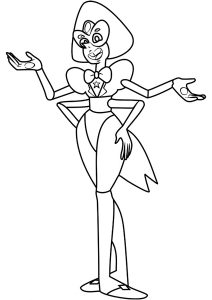 Página de Steven Universe para colorir e imprimir para crianças : Personagem com quatro braços