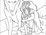 Desenhos de Studio Ghibli para colorir