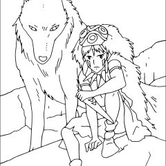 Páginas de Studio Ghibli para colorir e imprimir para crianças