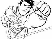 Desenhos de Superman para colorir