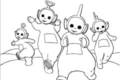 Desenhos de TeleTubbies para colorir