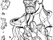 Desenhos de Thanos para colorir