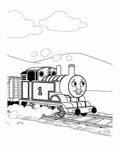 Coloriage de Thomas e seus amigos gratuit à colorier