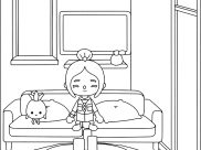 Páginas de Toca Boca para colorir e imprimir para crianças