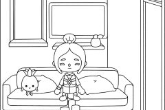 Páginas de Toca Boca para colorir e imprimir para crianças