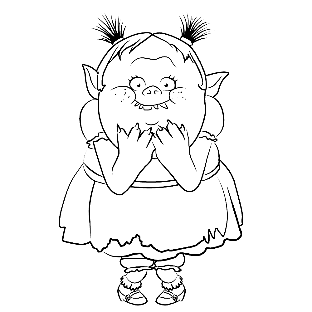 Desenhos para colorir dos Trolls  Animal coloring pages, Cute coloring  pages, Coloring pages