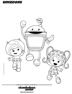 Páginas para colorir Umizoomi para crianças