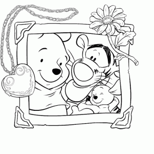 Winnie the Pooh páginas para colorir para crianças