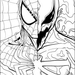Páginas de Venom para colorir e imprimir para crianças