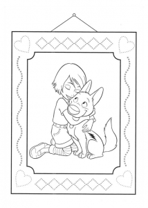 Desenho de Volt livre para imprimir e colorir