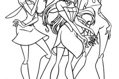 Desenhos de Winx para colorir