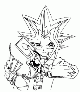 Imagem de Yu gi oh para descarregar e colorir