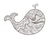 Desenhos de Zentangle para colorir
