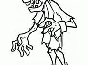 Desenhos de Zumbis para colorir