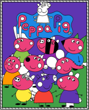 匿名 根据《Peppa Pig e amigos》创作