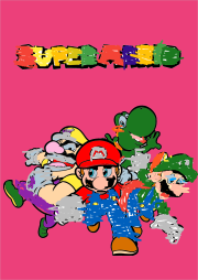 Mario com Luigi, Wario e Yoshi をぬった 匿名 さんの作品