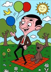 Dia de verão para o Sr. Bean をぬった 匿名 さんの作品