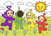 匿名 根据《Os Teletubbies em recreio》创作
