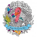 Ausmalbilder von Thanksgiving zum Ausmalen
