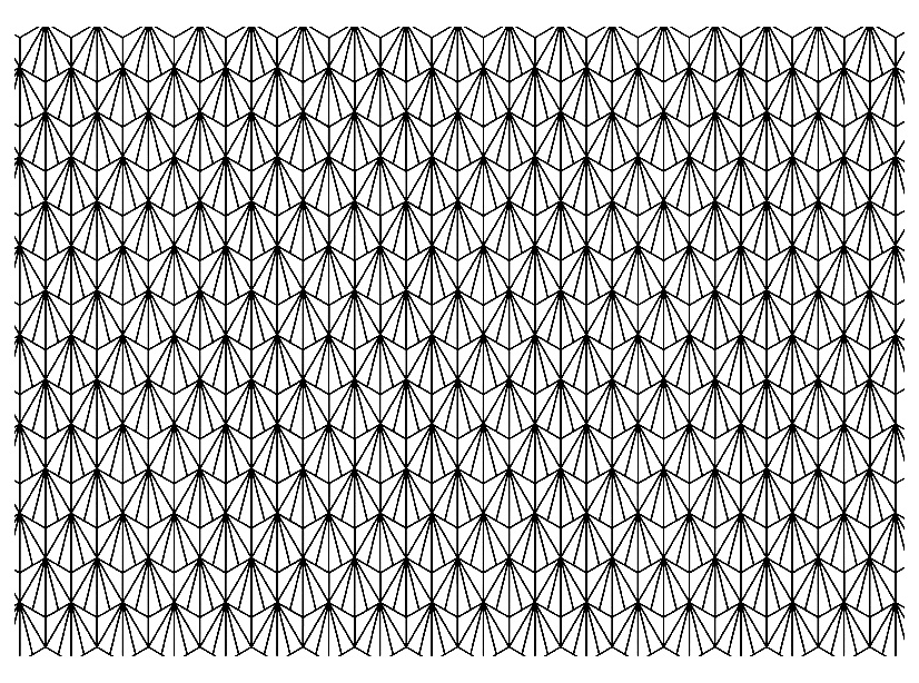 Elemente zwischen Art Deco und geometrischen Mustern, die sich mehrfach wiederholen