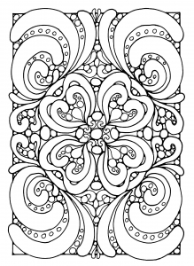 Malbuch Fur Erwachsene | JustColor : Anti-stress / Zen - 32 (Ausmalbild)
