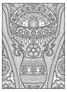 Malbuch Fur Erwachsene | JustColor : Anti-stress / Zen - 44 (Ausmalbild)