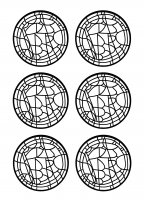 Coloriage adult anti stress a partir de vitraux
