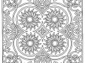 Symmetrische und harmonische Elemente (Ausmalbild Anti-stress / Zen)