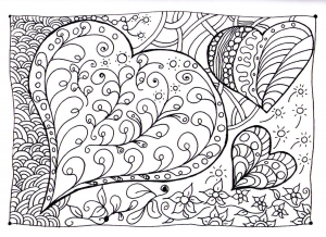Malbuch Fur Erwachsene | JustColor : Anti-stress / Zen - 37 (Ausmalbild)