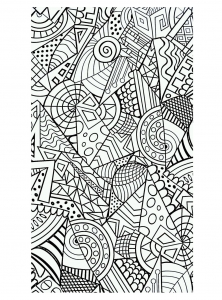 Malbuch Fur Erwachsene | JustColor : Anti-stress / Zen - 27 (Ausmalbild)