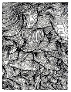 Vortex (Ausmalbild Anti-stress / Zen)