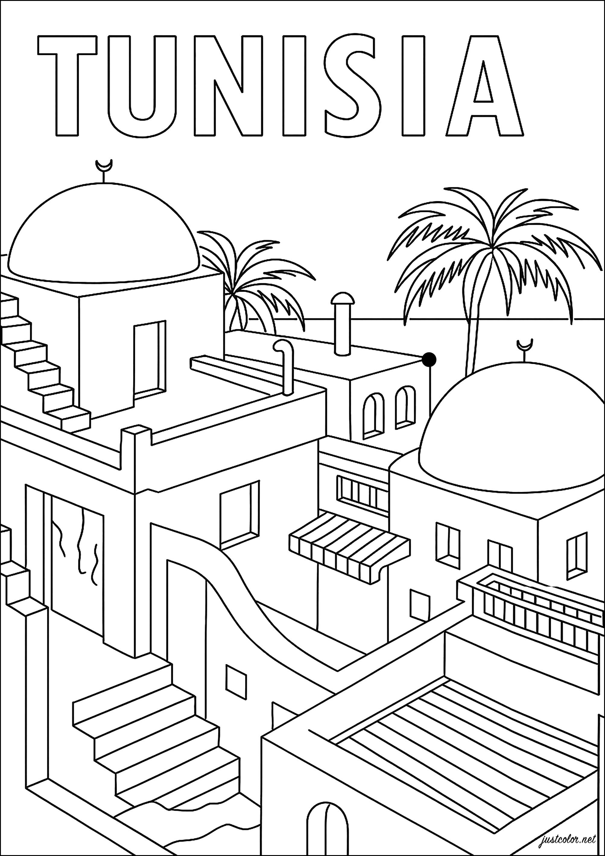 Architektur-zuhause-18094 (Ausmalbild von Architektur, Länder und Städte zum Ausdrucken und Ausmalen für Erwachsene)