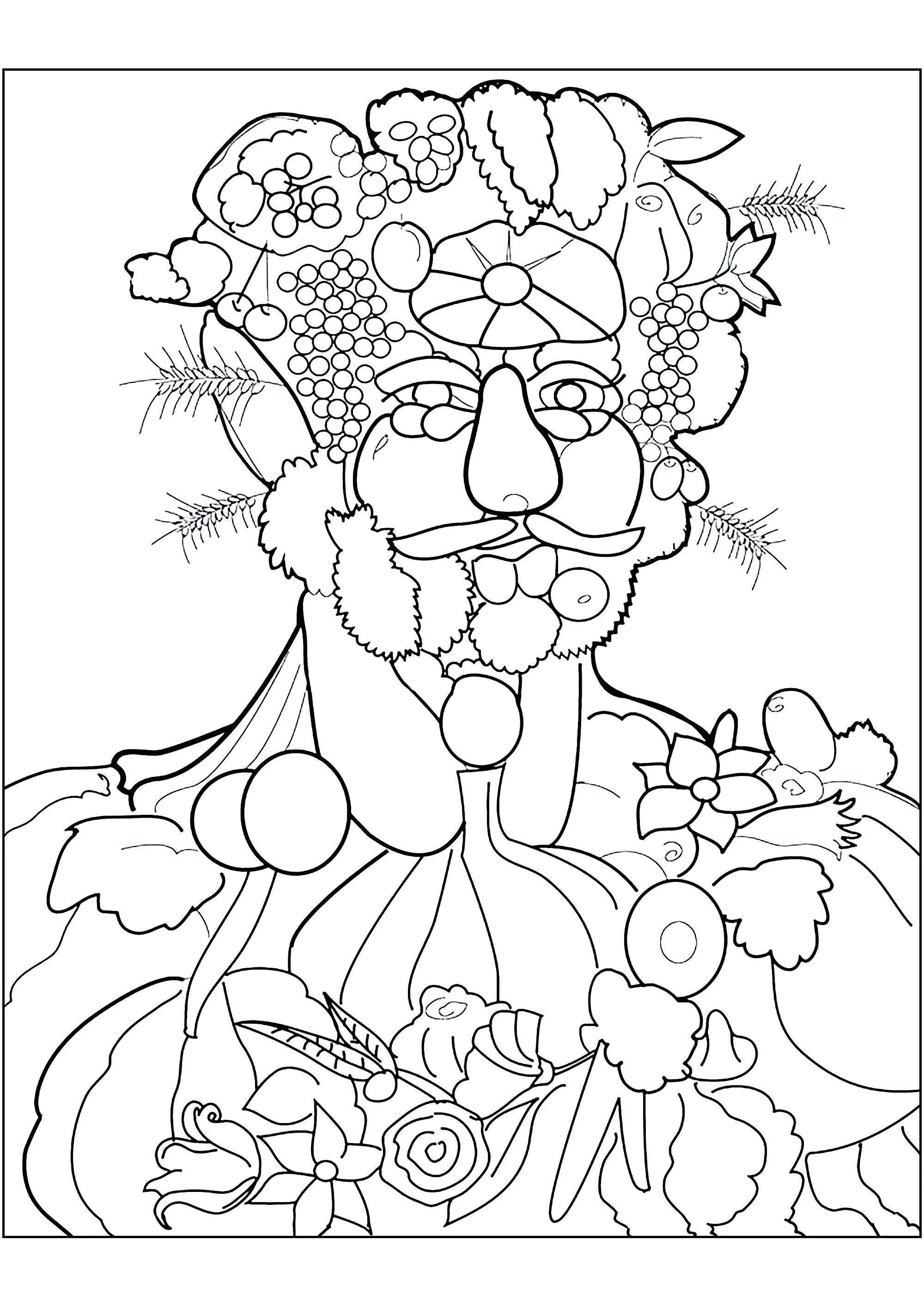 Malvorlagen für erwachsene kunstwerk - 5539