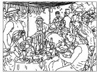 Pierre Auguste Renoir   Das Mittagessen der Schiffergesellschaft