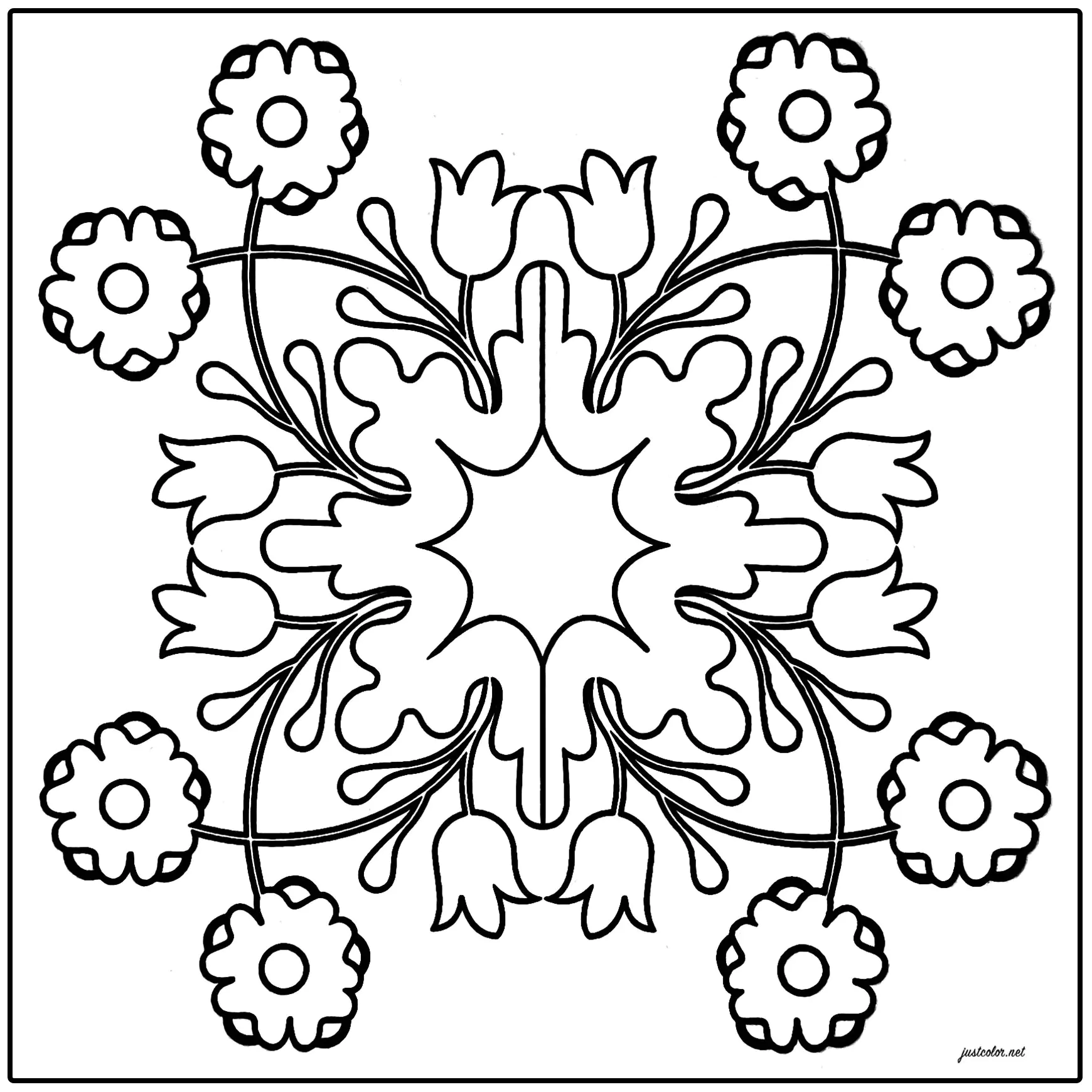 Malbuch fur erwachsene azulejos - 36751 (Ausmalbild zum Ausdrucken und Ausmalen für Erwachsene)