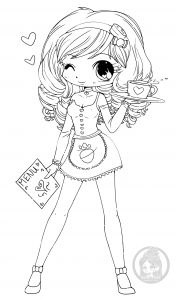 Chloé (Ausmalbild von Yampuff)