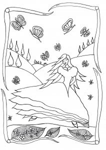 Malbuch Fur Erwachsene  : Rückkehr zur Kindheit - 2 (Ausmalbild von Leen Margot)